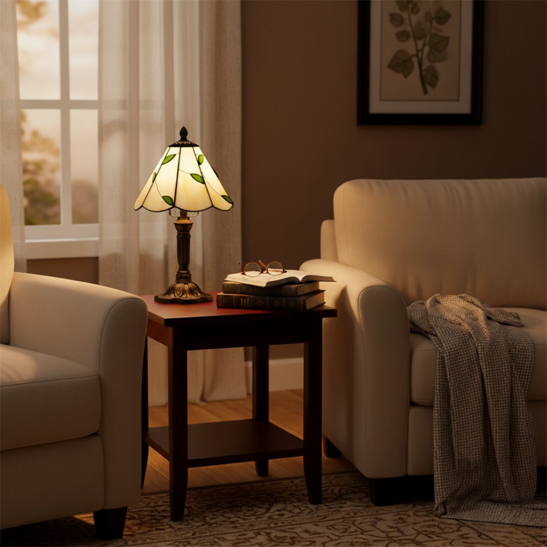 Retro lampa LED inspirowana barokiem